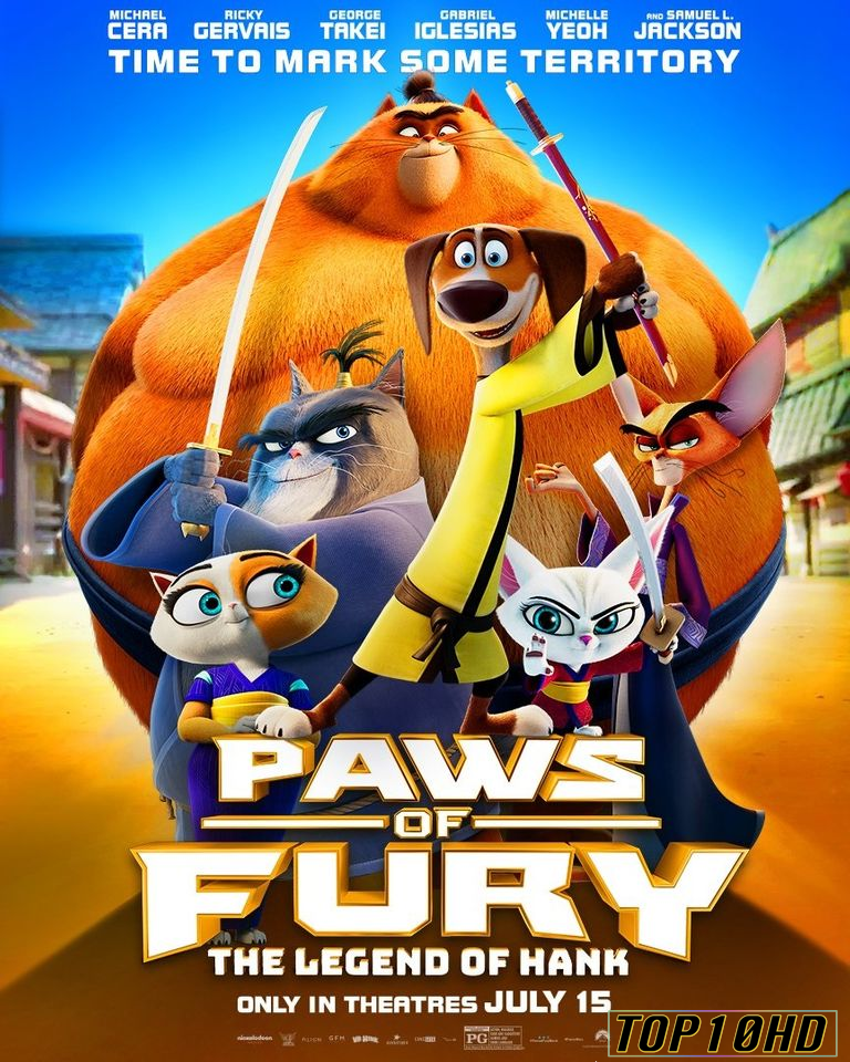 โปสเตอร์หนัง Paws of Fury  The Legend of Hank อุ้งเท้าพิโรธ ตำนานของแฮ้งค์ (2022)
