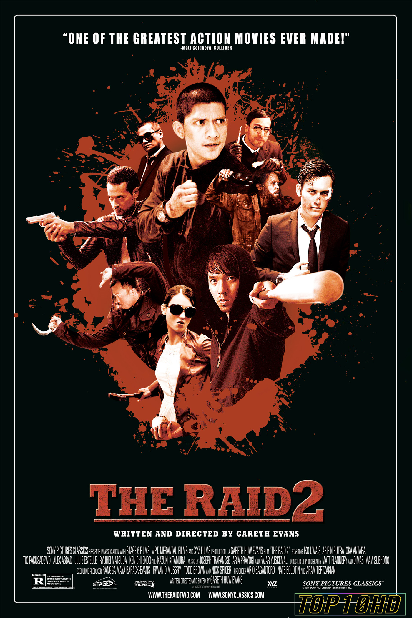 โปสเตอร์หนัง The Raid 2 ฉะ! ระห้ำเมือง (2014)